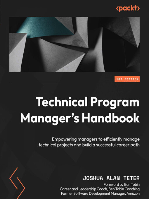 Title details for Technical Program Manager's Handbook by Joshua Alan Teter - Available